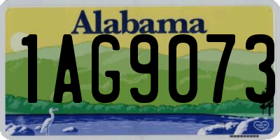 AL license plate 1AG9073