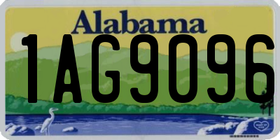 AL license plate 1AG9096