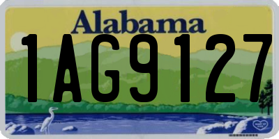 AL license plate 1AG9127