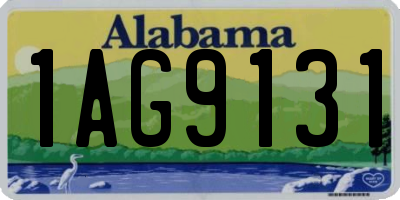 AL license plate 1AG9131