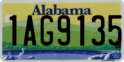 AL license plate 1AG9135