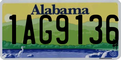 AL license plate 1AG9136