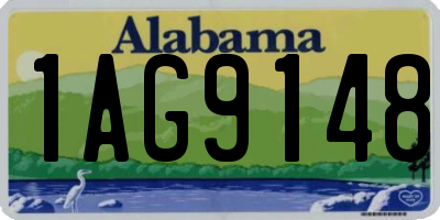 AL license plate 1AG9148