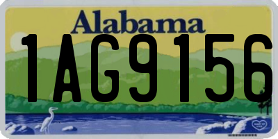 AL license plate 1AG9156