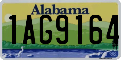 AL license plate 1AG9164