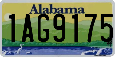 AL license plate 1AG9175