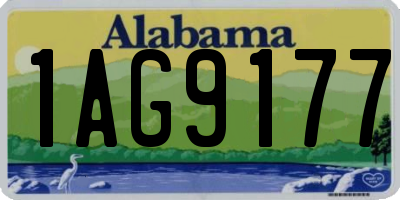 AL license plate 1AG9177