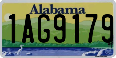 AL license plate 1AG9179