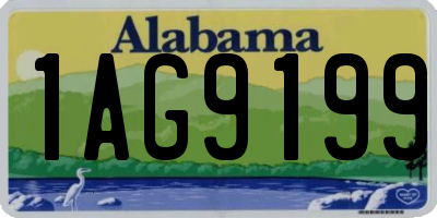 AL license plate 1AG9199