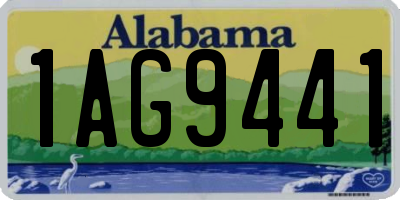 AL license plate 1AG9441