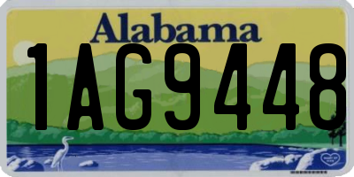 AL license plate 1AG9448