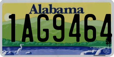 AL license plate 1AG9464