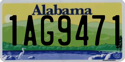 AL license plate 1AG9471
