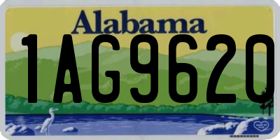 AL license plate 1AG9620
