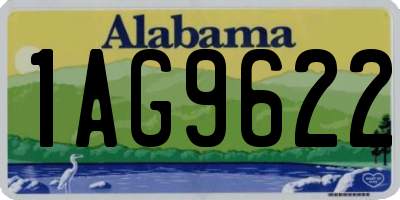 AL license plate 1AG9622