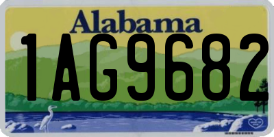 AL license plate 1AG9682