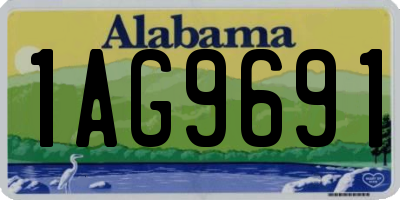 AL license plate 1AG9691