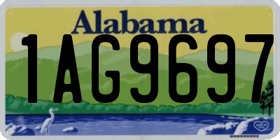 AL license plate 1AG9697
