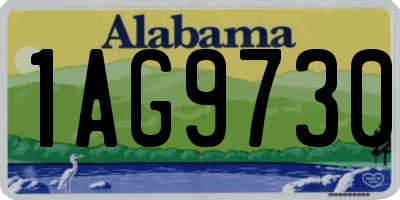 AL license plate 1AG9730