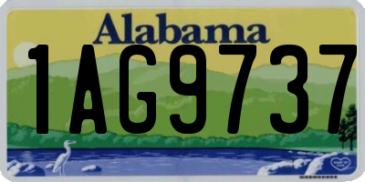 AL license plate 1AG9737