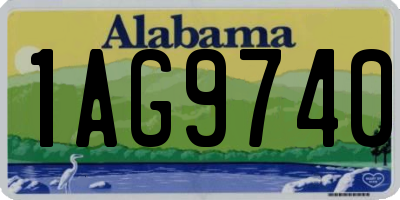 AL license plate 1AG9740