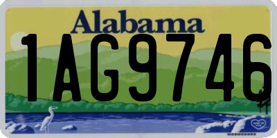 AL license plate 1AG9746