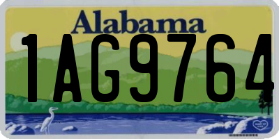 AL license plate 1AG9764