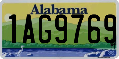 AL license plate 1AG9769