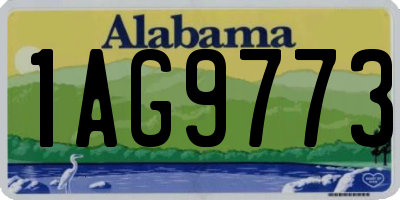 AL license plate 1AG9773