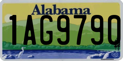AL license plate 1AG9790
