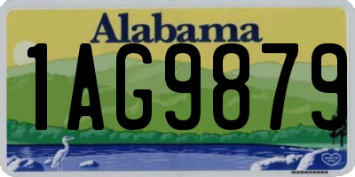 AL license plate 1AG9879