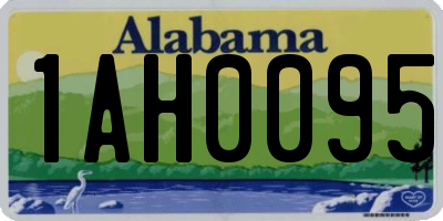 AL license plate 1AH0095