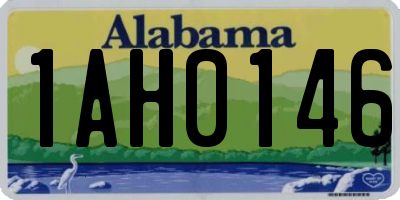 AL license plate 1AH0146