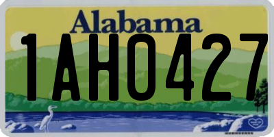 AL license plate 1AH0427