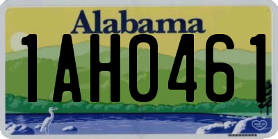 AL license plate 1AH0461