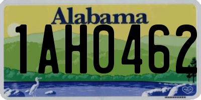 AL license plate 1AH0462