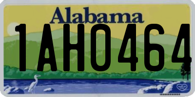 AL license plate 1AH0464