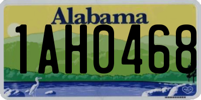 AL license plate 1AH0468