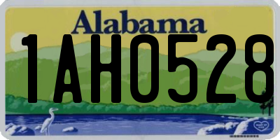 AL license plate 1AH0528