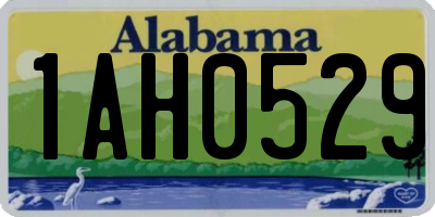 AL license plate 1AH0529