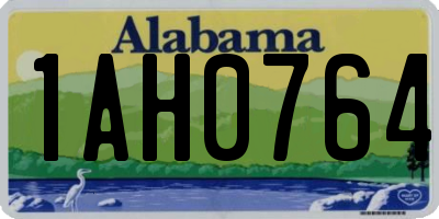 AL license plate 1AH0764