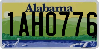 AL license plate 1AH0776