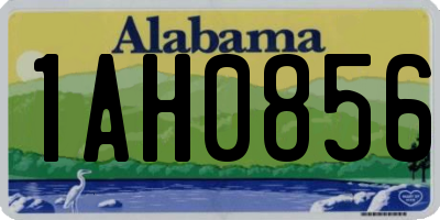 AL license plate 1AH0856