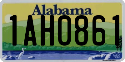 AL license plate 1AH0861