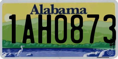 AL license plate 1AH0873