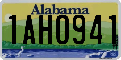 AL license plate 1AH0941