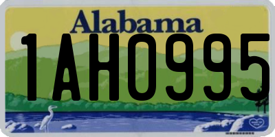 AL license plate 1AH0995