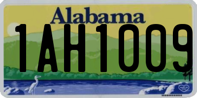 AL license plate 1AH1009