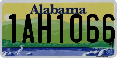 AL license plate 1AH1066