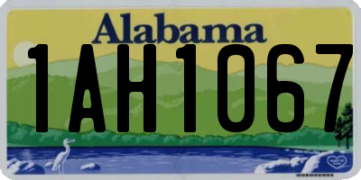 AL license plate 1AH1067